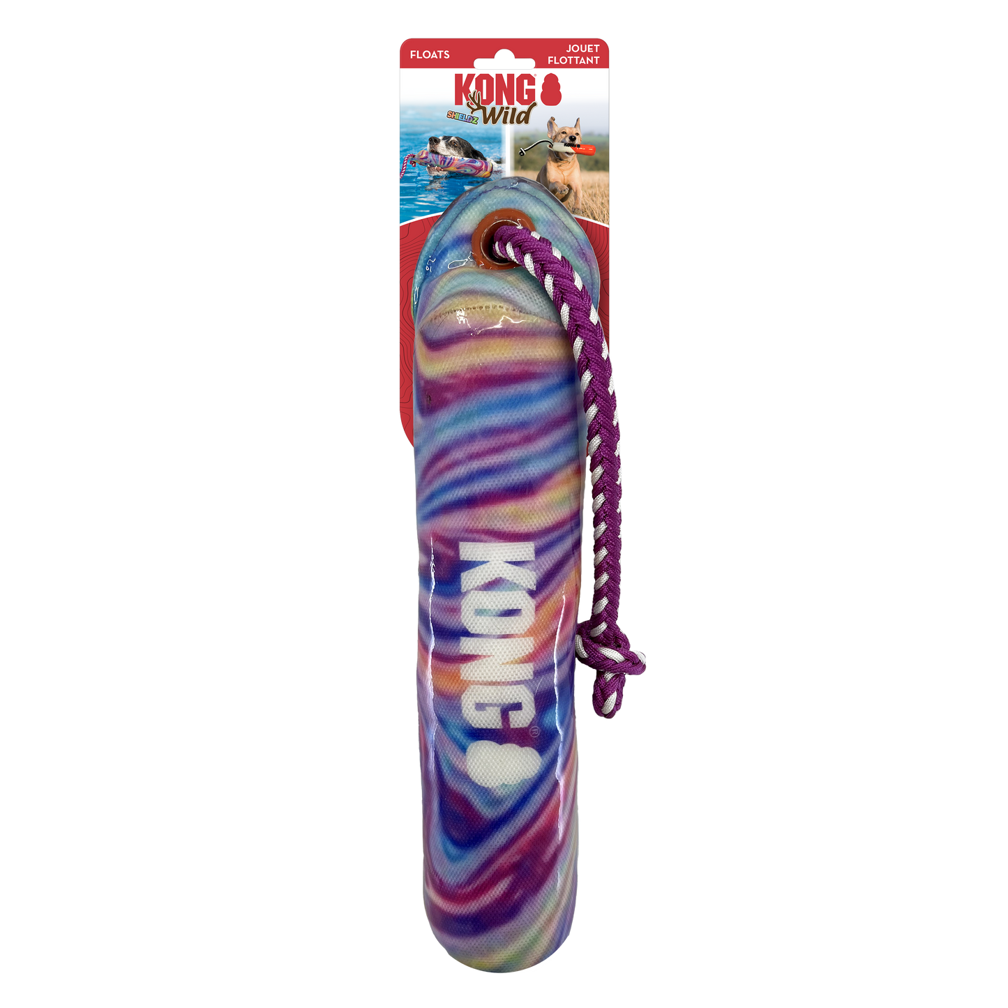 KONG Wild Shieldz Dog Training Dummy Swirl Medium/Large 035585523293