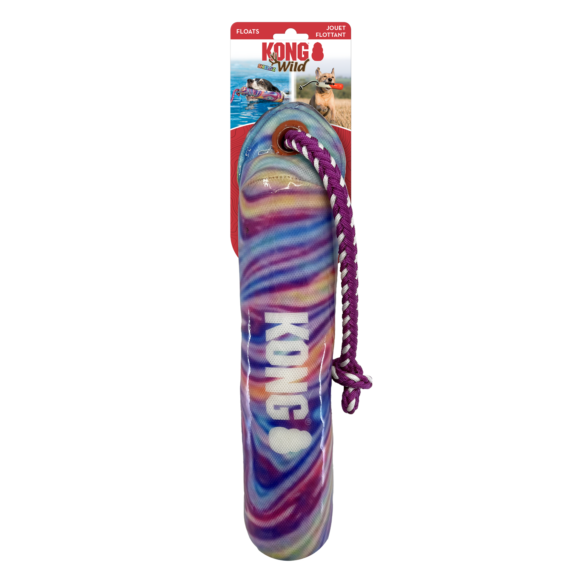 KONG Wild Shieldz Dog Training Dummy Swirl Medium/Large 035585523293