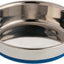 OurPets Premium Rubber Bonded Stainless Steel Cat Bowl Silver 8 oz