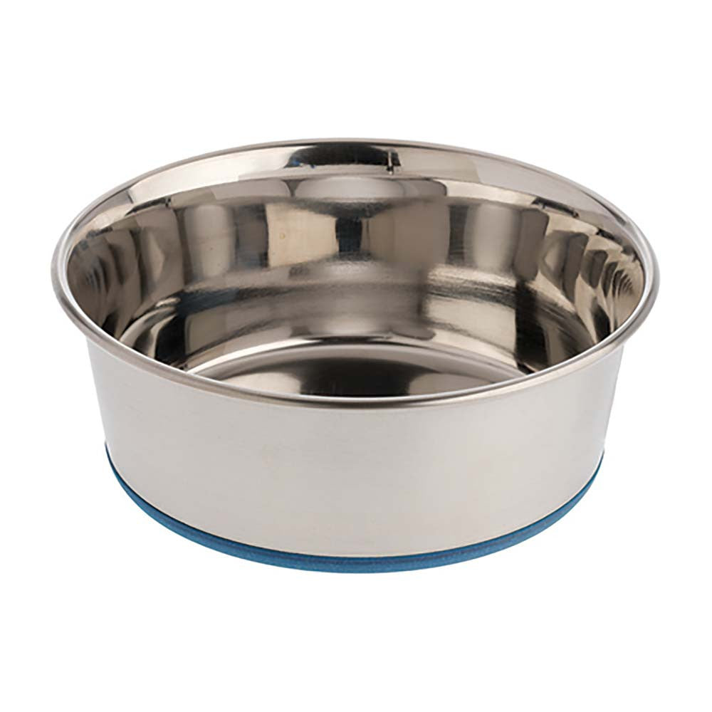 OurPets Premium Stainless Steel Dog Bowl Silver 1.25 Quarts