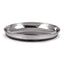 OurPets Rubber Bonded Bottom Oval Cat Bowl Silver