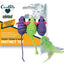 OurPets Three Twined Mice Catnip Toy Green, Purple 3 Pack
