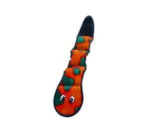 KYJEN Invincible Snake 3 Squeaker Orange/blue