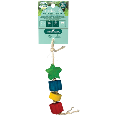 Oxbow Animal Health Enriched Life Color Play Dangly Small Toy One Size - Small - Pet