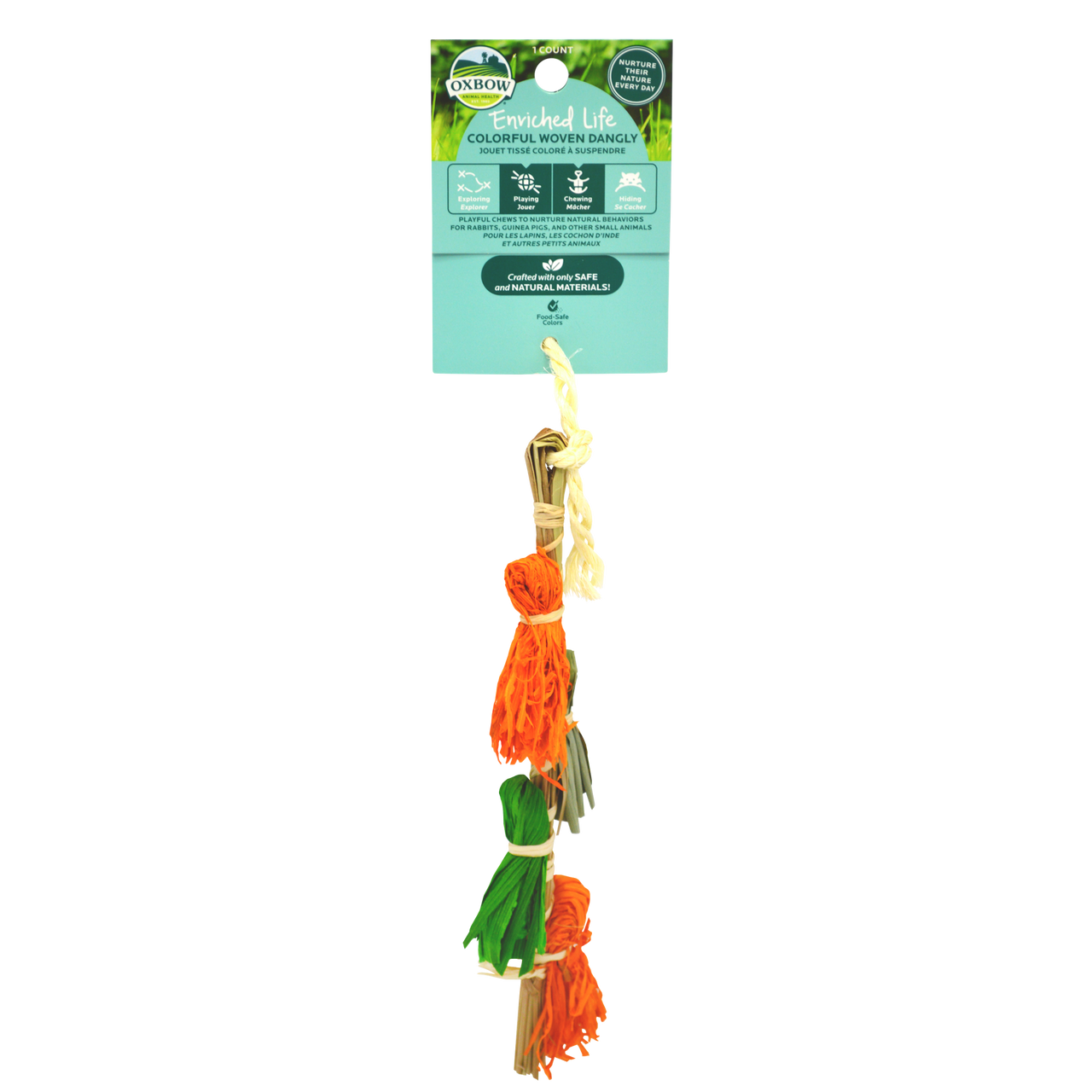 Oxbow Animal Health Enriched Life Colorful Woven Dangly Small Animal Chew One Size