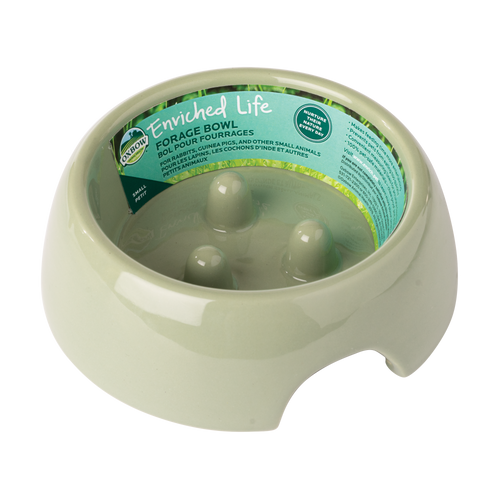 Oxbow Animal Health Enriched Life Forage Small Bowl Tan SM - Small - Pet