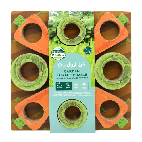 Oxbow Animal Health Enriched Life Garden Forage Puzzle Small Chew One Size - Small - Pet