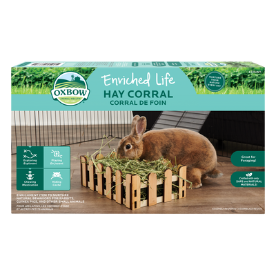 Oxbow Animal Health Enriched Life Hay Corral Small Animal Chew Tan One Size