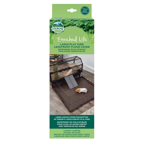 Oxbow Animal Health Enriched Life Leakproof Play Yard Floor Cover LG - Small - Pet