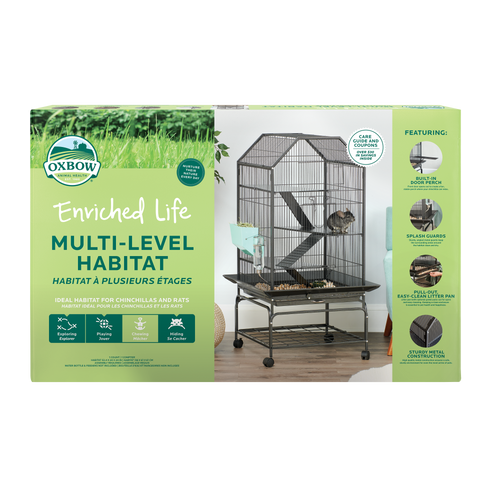 Oxbow Animal Health Enriched Life Multi - Level Small Habitat One Size - Small - Pet