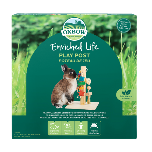 Oxbow Animal Health Enriched Life Play Post Small Toy One Size - Small - Pet