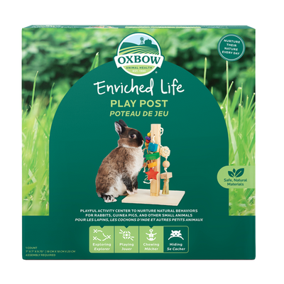 Oxbow Animal Health Enriched Life Play Post Small Toy One Size - Small - Pet