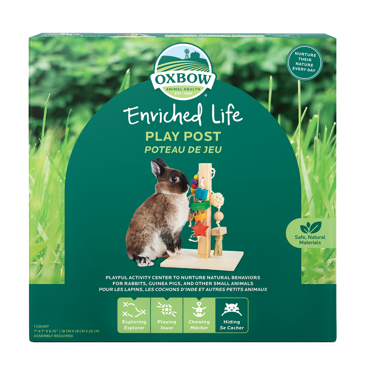 Oxbow Animal Health Enriched Life Play Post Small Animal Toy One Size