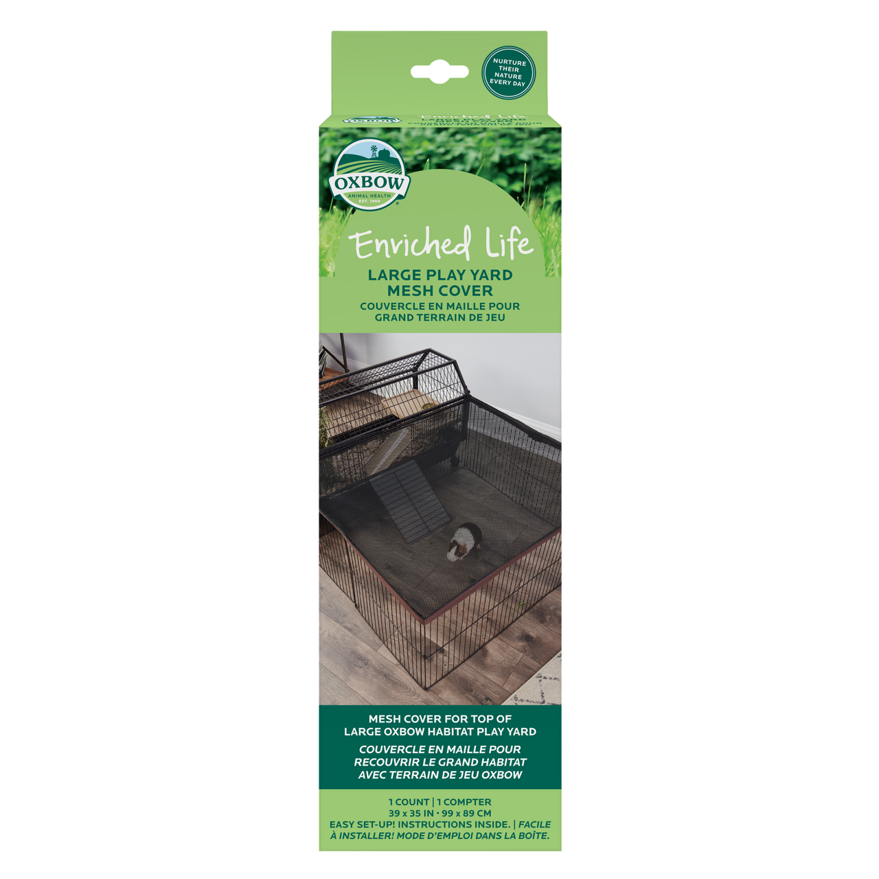 Oxbow Animal Health Enriched Life Play Yard Mesh Cover LG