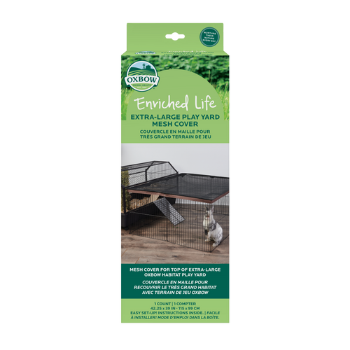 Oxbow Animal Health Enriched Life Play Yard Mesh Cover XL - Small - Pet