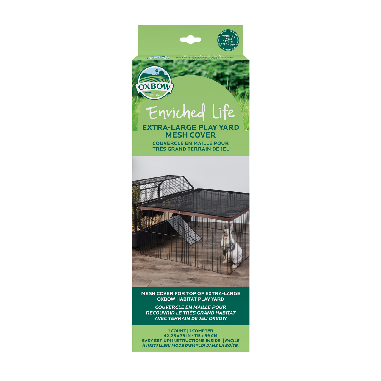 Oxbow Animal Health Enriched Life Play Yard Mesh Cover XL