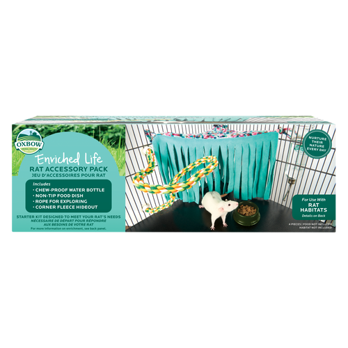Oxbow Animal Health Enriched Life Rat Starter Kit Accessory Pack One Size - Small - Pet