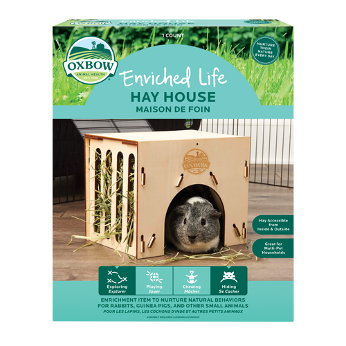 Oxbow Animal Health Enriched Life Small Aimal Play Hay House Tan One Size - Small - Pet