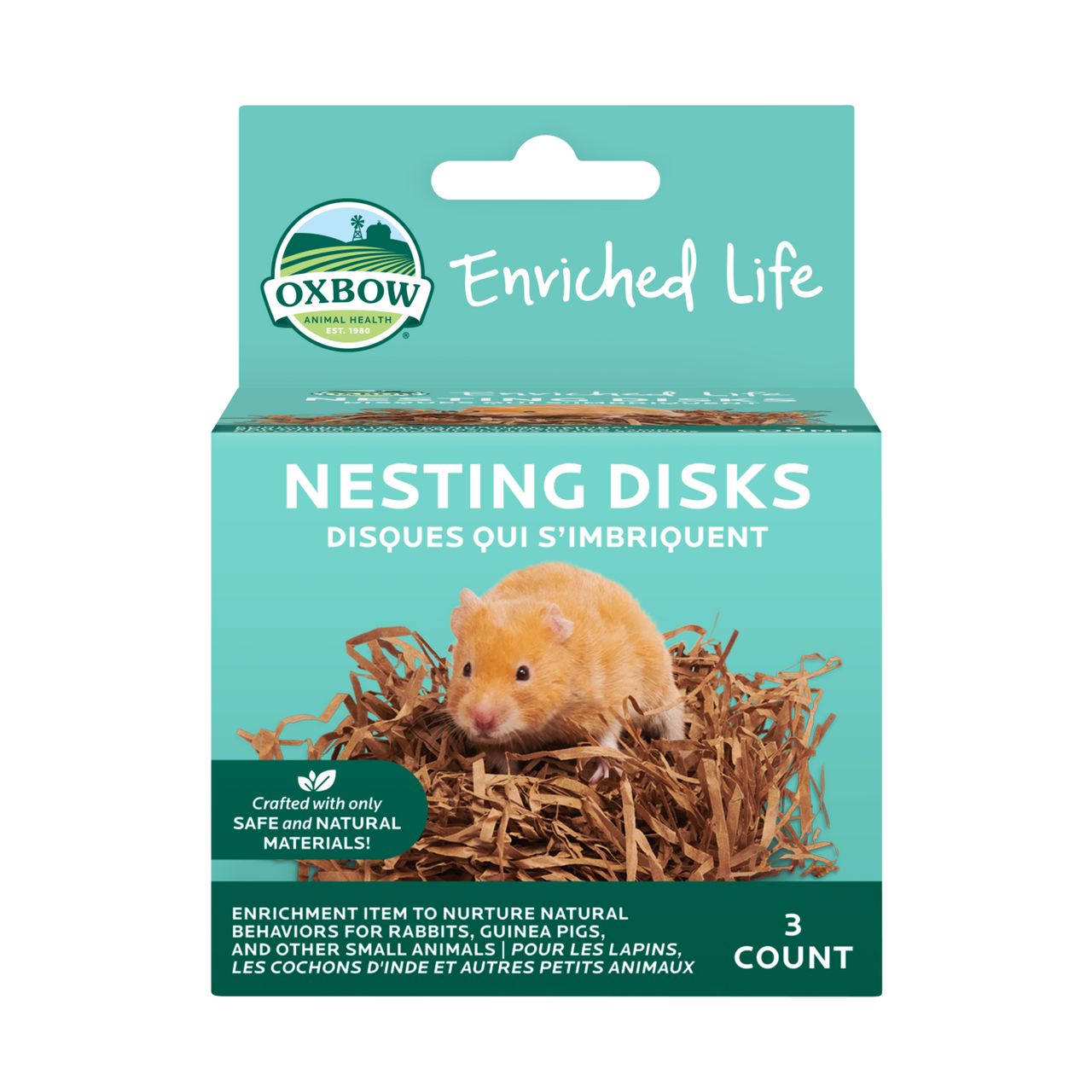 Oxbow Animal Health Enriched Life Small Animal Nesting Disks One Size