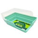 Oxbow Animal Health Enriched Life Small Rectangle Litter Pan w/Removable Shield Mint Green One Size - Small - Pet