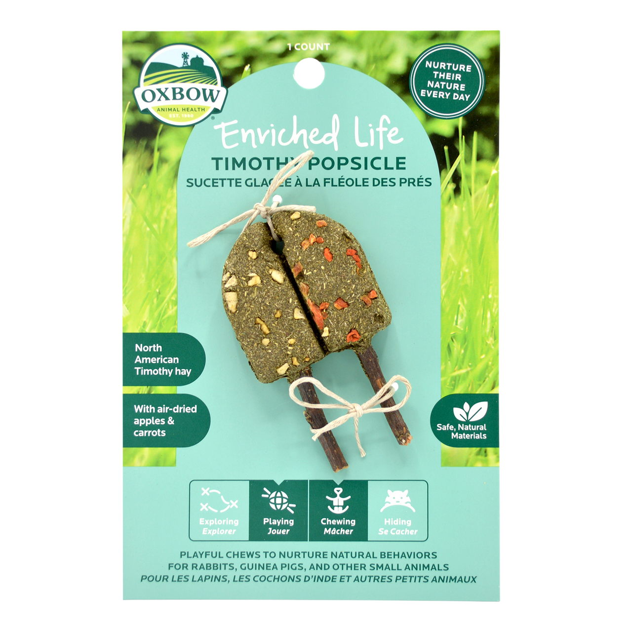 Oxbow Animal Health Enriched Life Timothy Popsicle Small Animal Chew One Size
