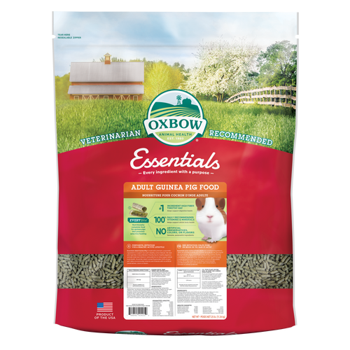 Oxbow Animal Health Essentials Adult Guinea Pig Food 25lb - Small - Pet