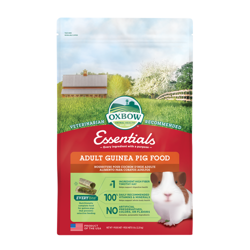 Oxbow Animal Health Essentials Adult Guinea Pig Food 5lb - Small - Pet