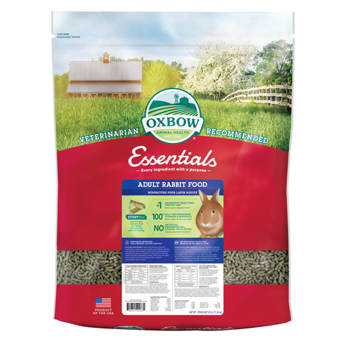 Oxbow Animal Health Essentials Adult Rabbit Food 25lb - Small - Pet