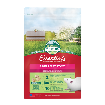 Oxbow Animal Health Essentials Adult Rat Food 3lb