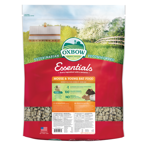 Oxbow Animal Health Essentials Mouse & Young Rat Food 25lb - Small - Pet