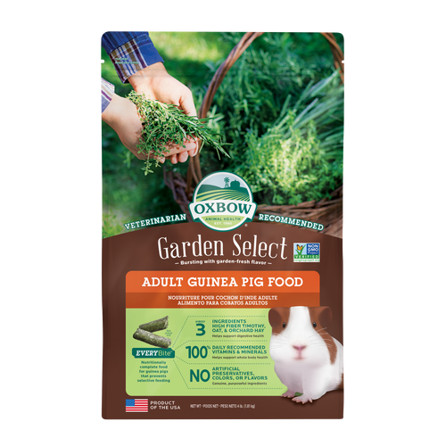 Oxbow Animal Health Garden Select Adult Guinea Pig Food 4lb - Small - Pet