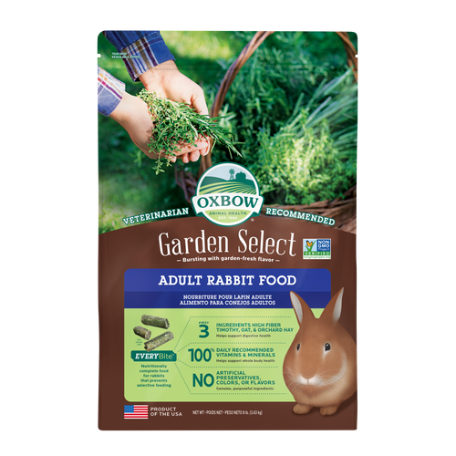 Oxbow Animal Health Garden Select Adult Rabbit Food 8lb - Small - Pet