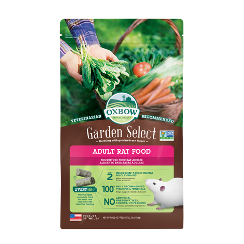 Oxbow Animal Health Garden Select Adult Rat Food 2.5lb - Small - Pet