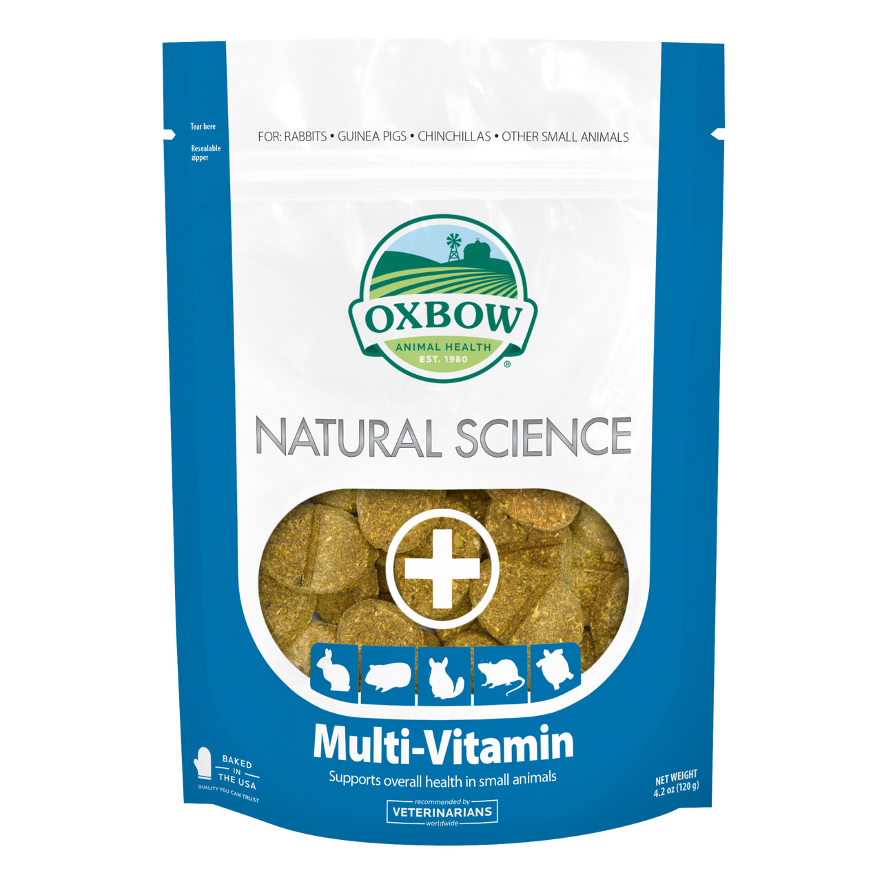 Oxbow Animal Health Natural Science Small Animal Multi Vitamin Supplement 4.2oz