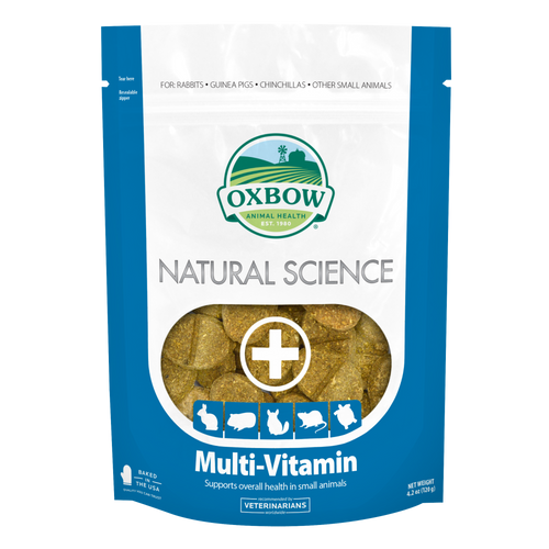 Oxbow Animal Health Natural Science Small Multi Vitamin Supplement 4.2oz - Small - Pet