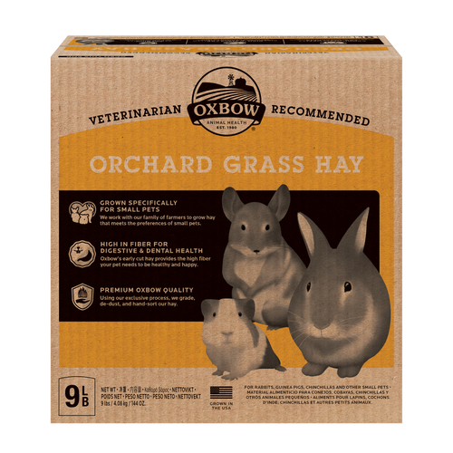 Oxbow Animal Health Orchard Grass Hay 9lb - Small - Pet