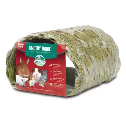 Oxbow Animal Health Timothy CLUB Hay Small Tunnel Tan One Size - Small - Pet