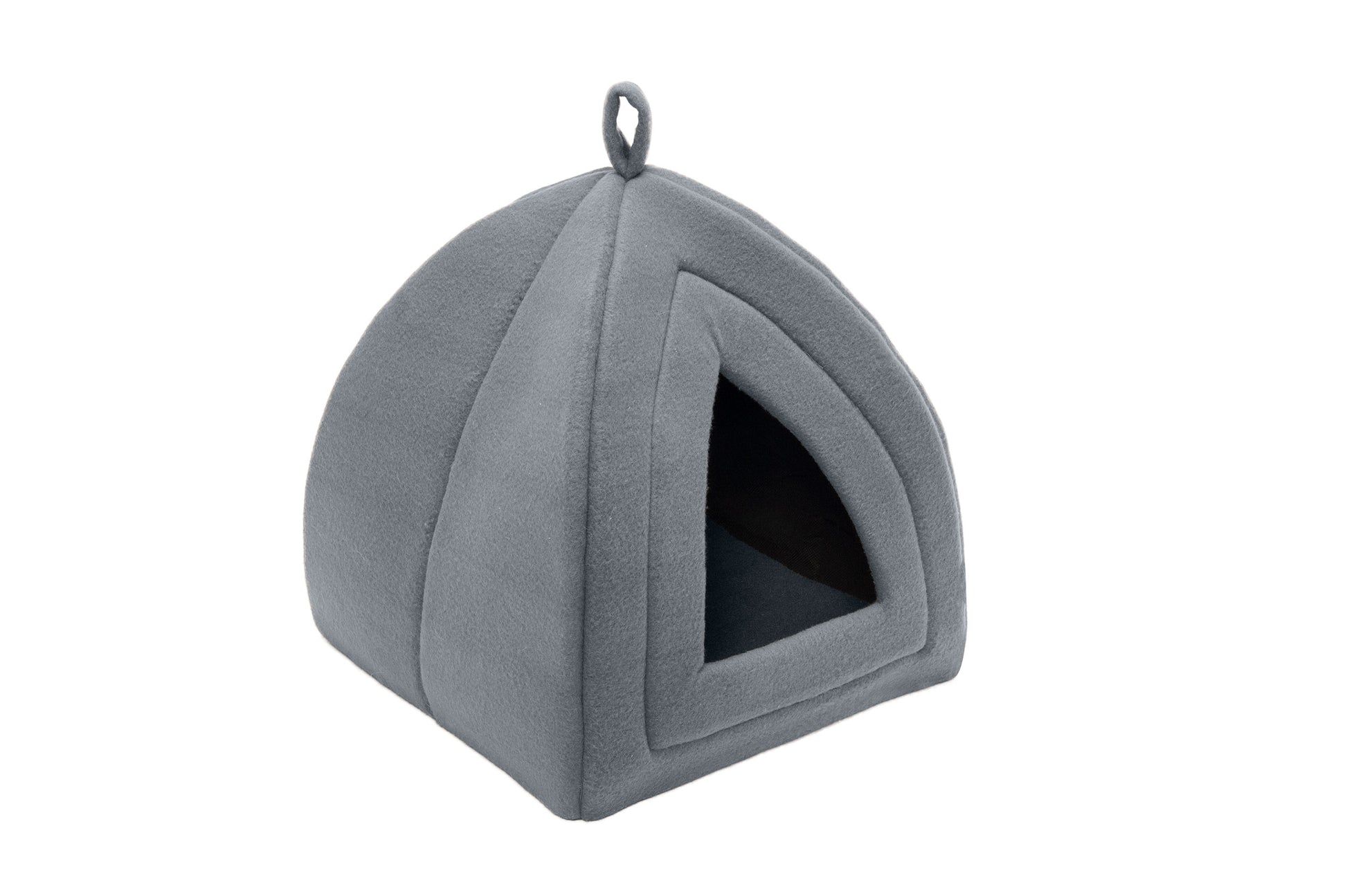Fur Haven Pet Products Fleece Pet Tent Heather Gray 13In X 13 in 842229120974