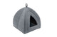 Fur Haven Pet Products Fleece Pet Tent Heather Gray 13In X 13 in 842229120974