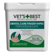 Vet's Best Dental Care Finger Wipes for Dogs and Cats 50 ct 031658000012