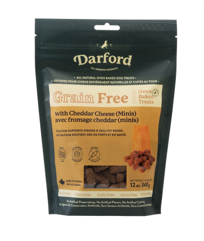 Darford Grain Free Dog Biscuits Cheddar Cheese Recipe Mini Cheddar Cheese 12 oz 064863012501