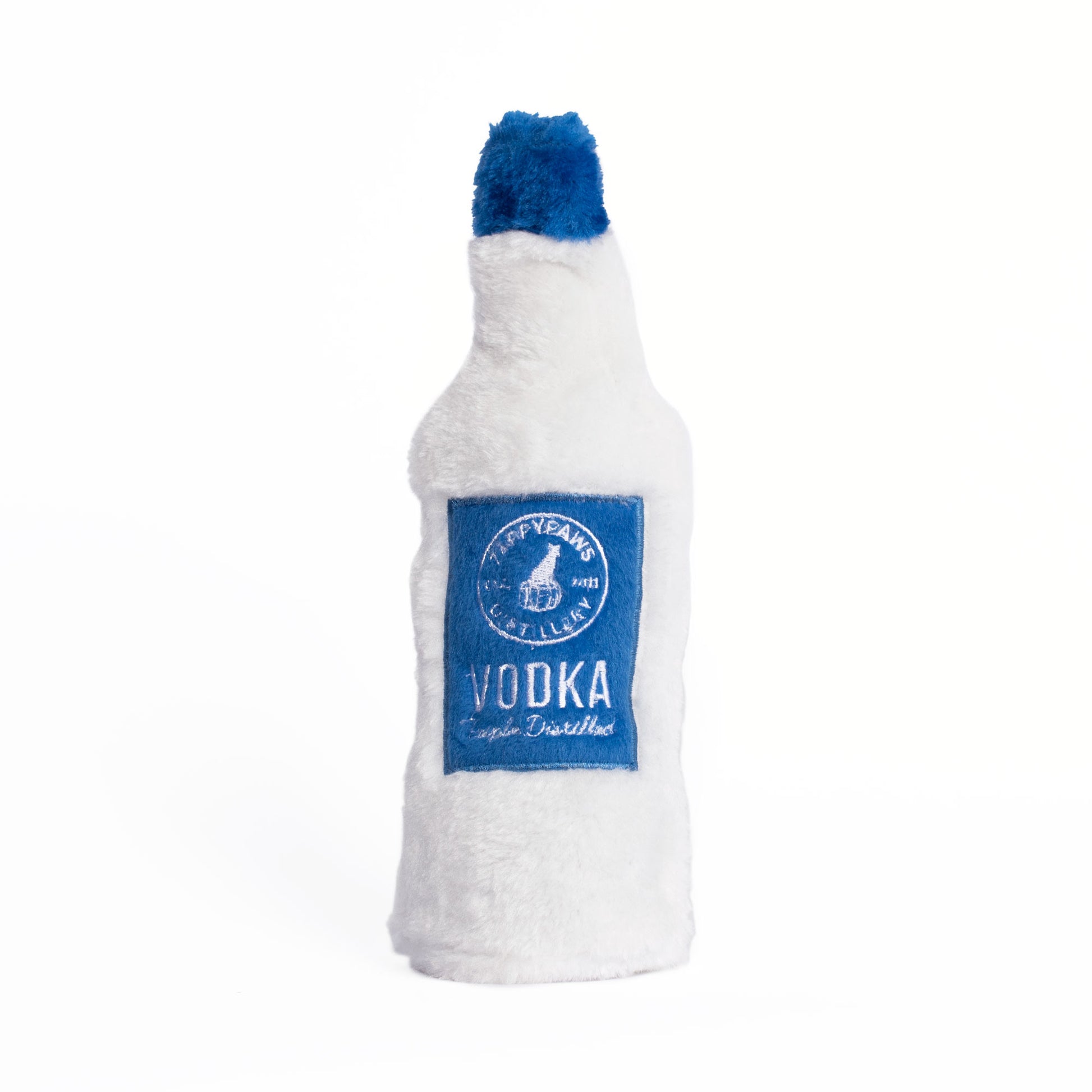 ZippyPaws Happy Hour Crusherz Dog Toy Vodka Medium 818786019259