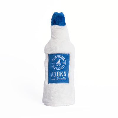 ZippyPaws Happy Hour Crusherz Dog Toy Vodka Medium 818786019259