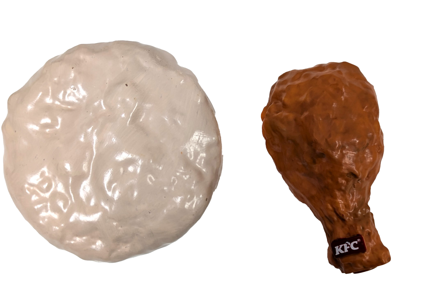 Spot Kentucky Fried Chicken Vinyl Dog Toy Biscuit Drumstick 3 in, 2 pk 077234332252