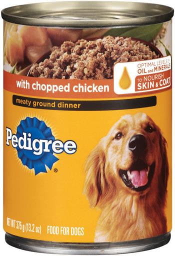 PEDIGREE TRADITIONAL GROUND DINNER with Chopped Chicken 12/13.2Z {L-1}798360 023100010755