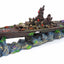 Penn-Plax Battleship Aquarium Ornament Multi-Color 4in SM