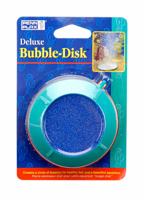 Penn - Plax Deluxe Bubble - Disk Air Stone Green/Blue 3in SM - Aquarium