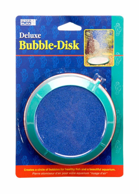 Penn - Plax Deluxe Bubble - Disk Air Stone Green/Blue 5in LG - Aquarium