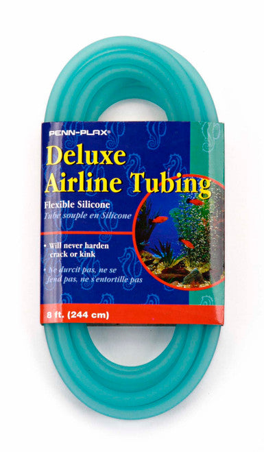 Penn - Plax Deluxe Silicone Airline Tubing Blue 3/16 in x 8 ft - Aquarium