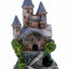 Penn - Plax Magic Castle Aquarium Ornament Brown/Grey 4in Mini